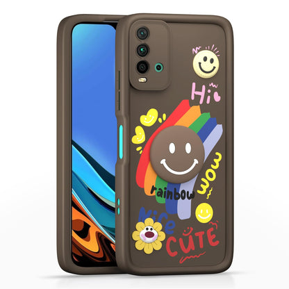 Pikkme Redmi 9 Power/Poco M3 Soft Silicone brown mobile back cover