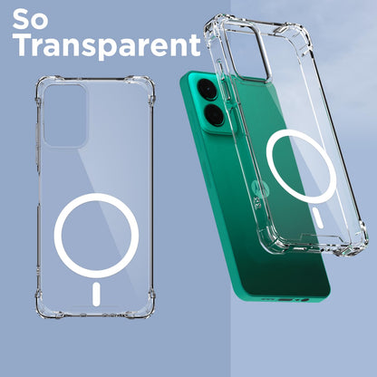 Moto G45 5G phone cover in transparent mag-safe by Pikkme – photo 2