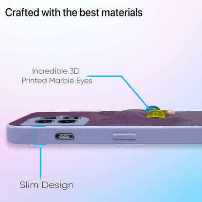 Pikkme OnePlus 11R Kitty Back Cover (Purple)