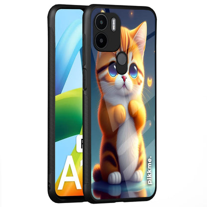 Redmi A1 Plus/A2 Plus/Poco C50 Cat mobile back cover by Pikkme