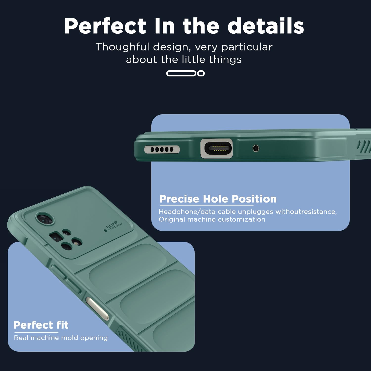 Green Liquid Silicone back cover for Poco X4 Pro 5G – Pikkme – photo 5
