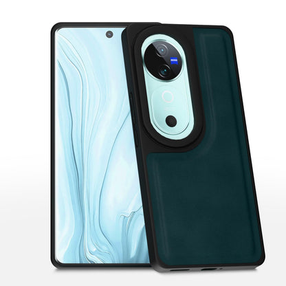 Vivo V40/V40 Pro/T3 Ultra 5G Leather phone cover in green by Pikkme