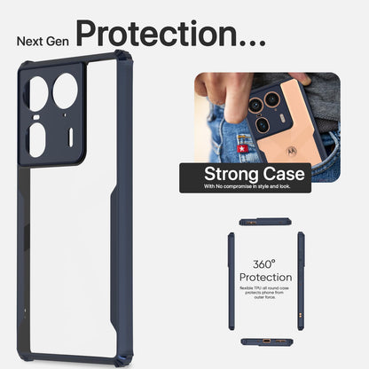 Pikkme blue Clear mobile cover for Moto Edge 50 Ultra 5G – photo 6