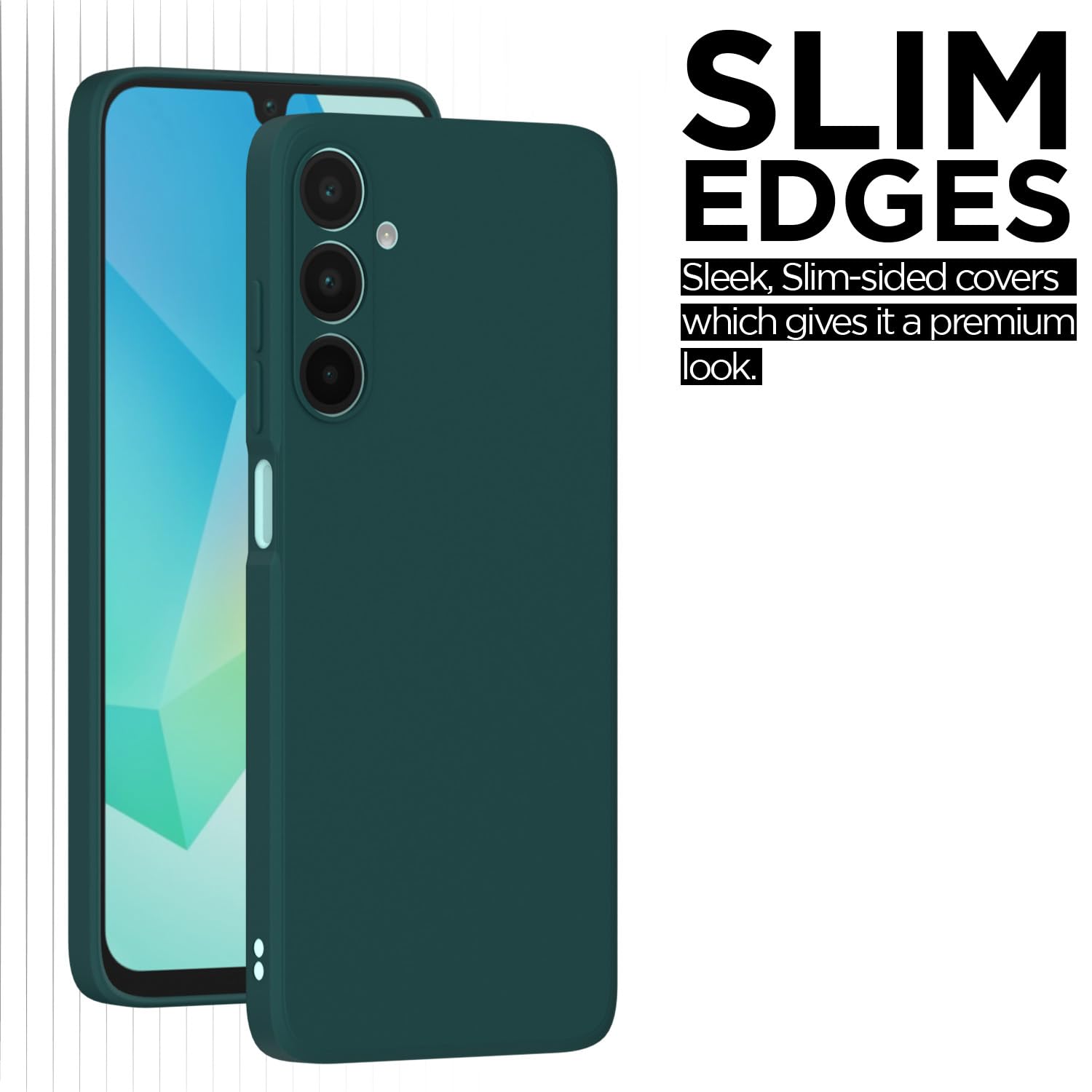 Samsung A16 5G Matte mobile back cover in green by Pikkme – photo 6