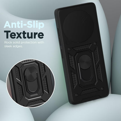 Pikkme Oppo F29 5G D10 Tough Armor Back Cover (Black)
