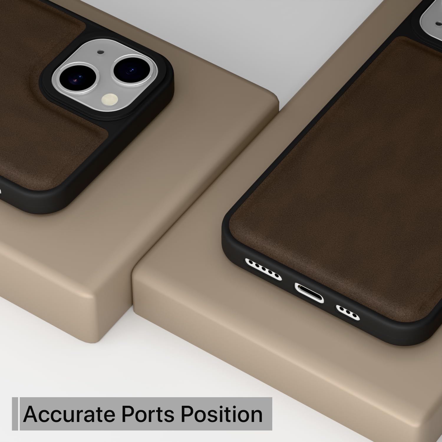 Brown Leather mobile cover for iPhone 13 – Pikkme – photo 5