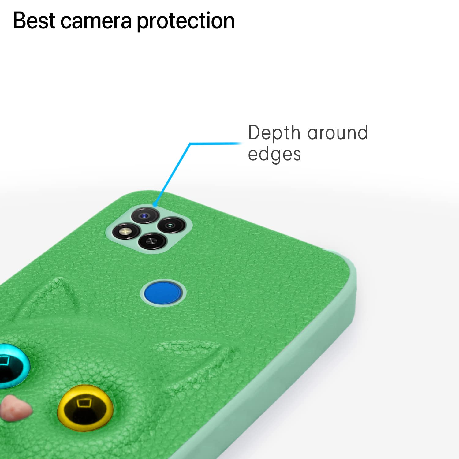 Pikkme green mobile cover for Redmi 10A/9/9C, Poco C31 – photo 6