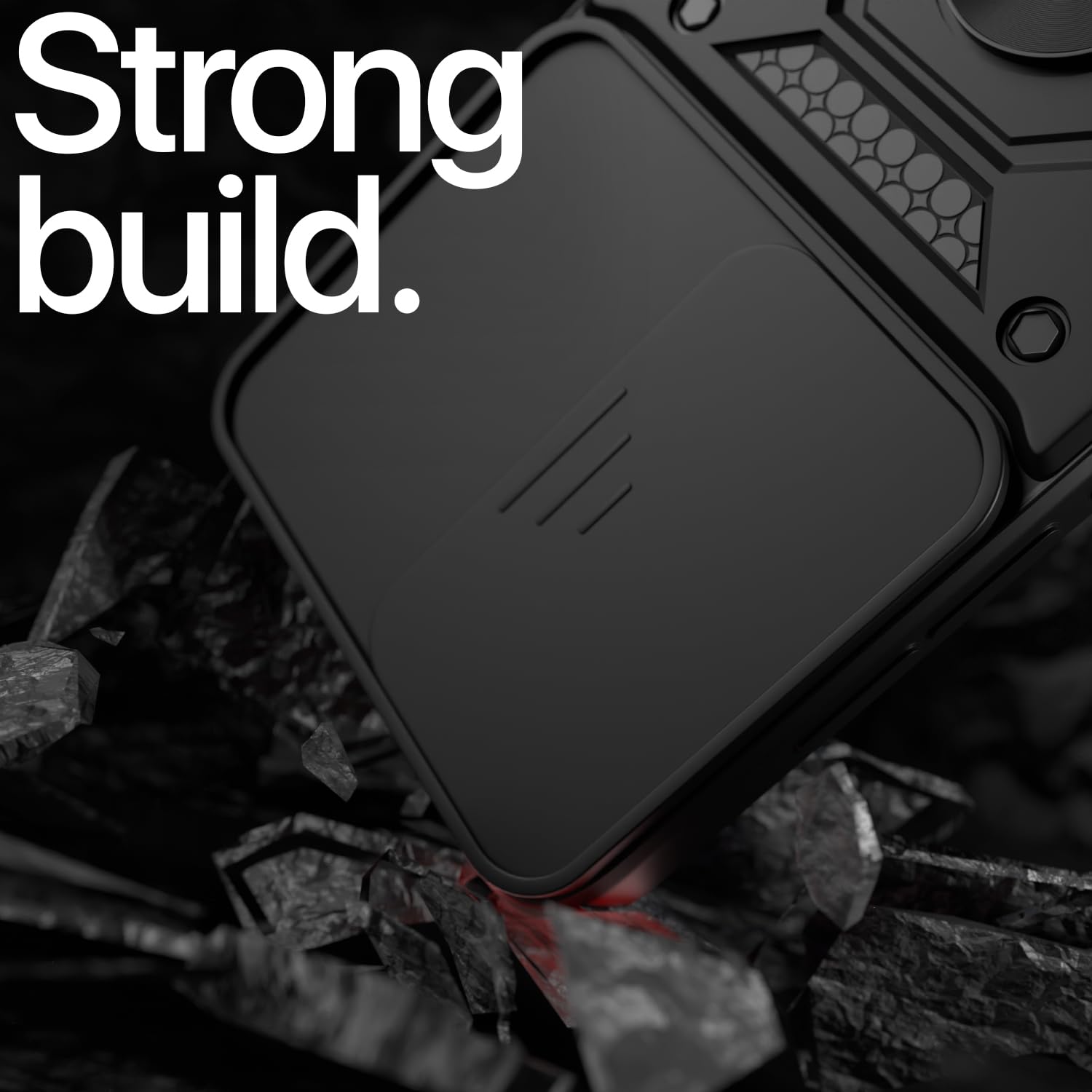 Pikkme OnePlus Nord CE 5 5G D10 Tough Armor Back Cover (Black)