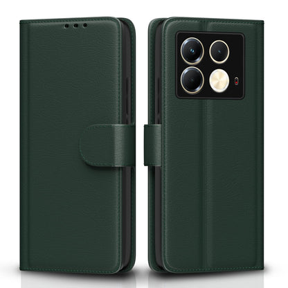 Infinix Note 40 5G Wallet wallet flip cover in green by Pikkme