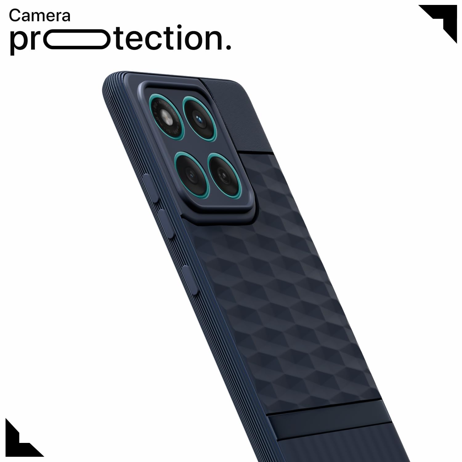 Pikkme Motorola MotoEdge 60 Fusion 5G Gencase Back cover (Blue)