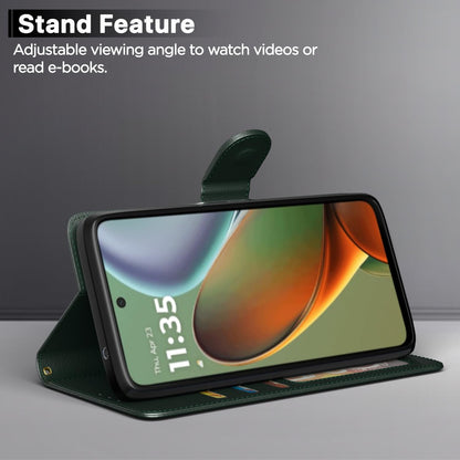 Pikkme green Wallet mobile flip cover for Moto G05 – photo 3