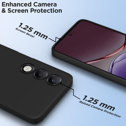 Black Matte phone cover for Oppo K13x 5G – Pikkme – photo 2