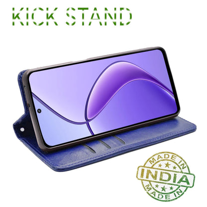 Pikkme blue Magnetic wallet flip cover for Realme Narzo 70x 5G/N65/13/12/12X 5G/C65 – photo 4