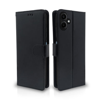 Samsung A06 mobile flip cover in black by Pikkme