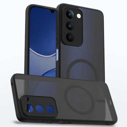 Black smoke mag-safe mobile back cover for Realme P4 Lite 5G – Pikkme