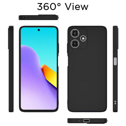 Pikkme Redmi 12 5G Matte black back cover – photo 4