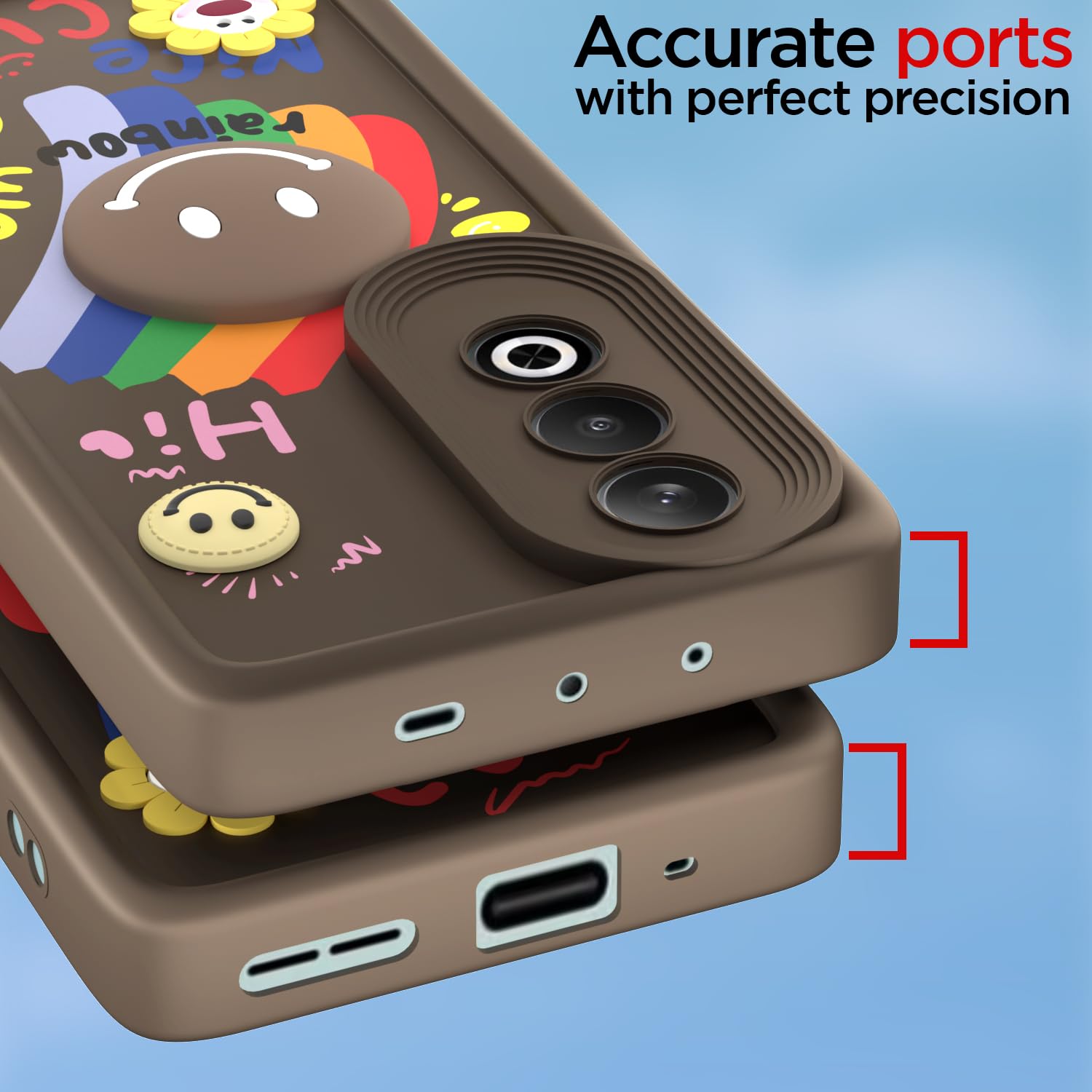 Pikkme OnePlus Nord CE 4 5G brown phone cover – photo 4