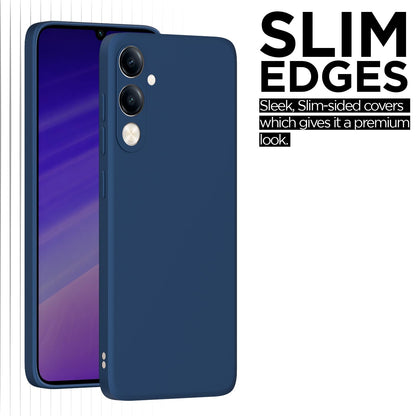iQOO Z10 Lite 5G/Vivo T4 Lite 5G/Y19 5G/Y19e/Y04 4G/Y29s 5G Matte mobile back cover in blue by Pikkme – photo 6
