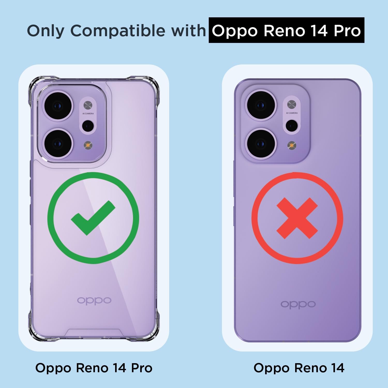 Pikkme Oppo Reno 14 Pro 5G Clear transparent mobile back cover – photo 4