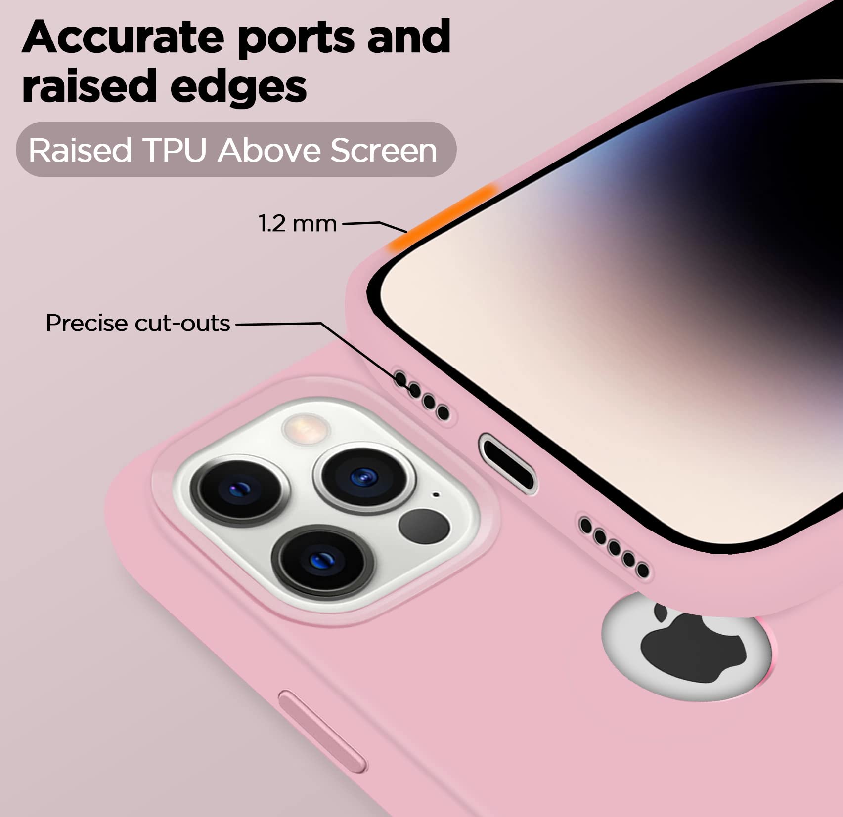Pikkme iPhone 14 Pro Max rose pink mobile back cover – photo 2