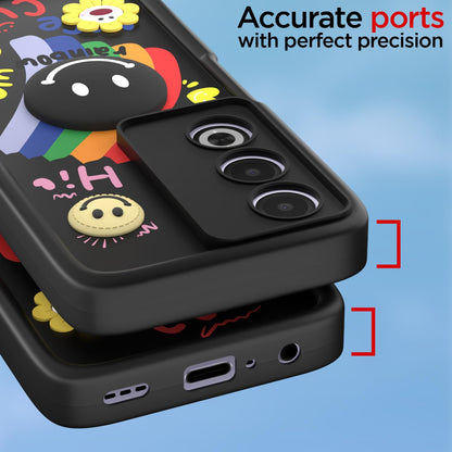 Pikkme Oppo A3 Pro 5G Soft Silicone black mobile back cover – photo 4
