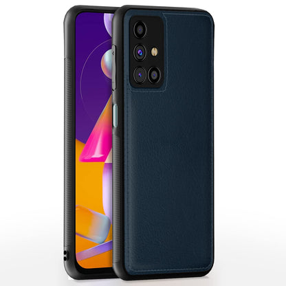 Pikkme Samsung M31s blue back cover