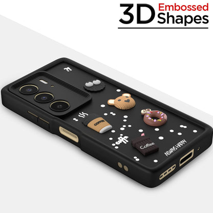 Black mobile back cover for Realme C75/3D – Pikkme – photo 3