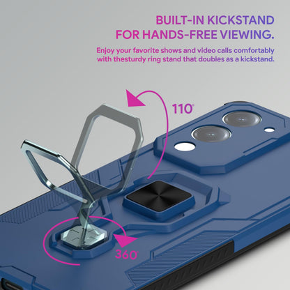 iQOO Z10 Lite 5G/Vivo T4 Lite 5G/Y19 5G/Y19e/Y04 4G/Y29s 5G Tough Armor back cover in blue by Pikkme – photo 7