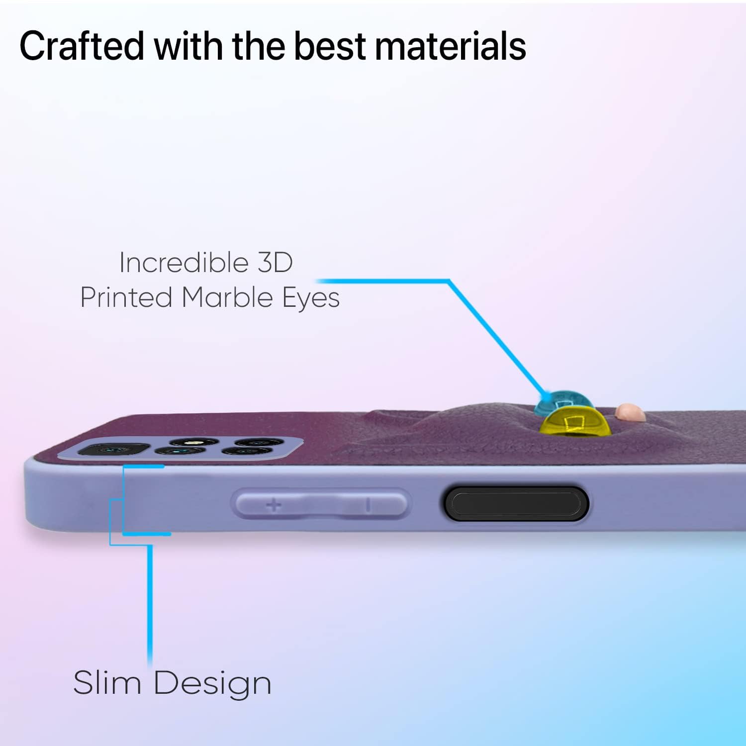 Pikkme Redmi 10 Prime Kitty Back Cover (Purple)