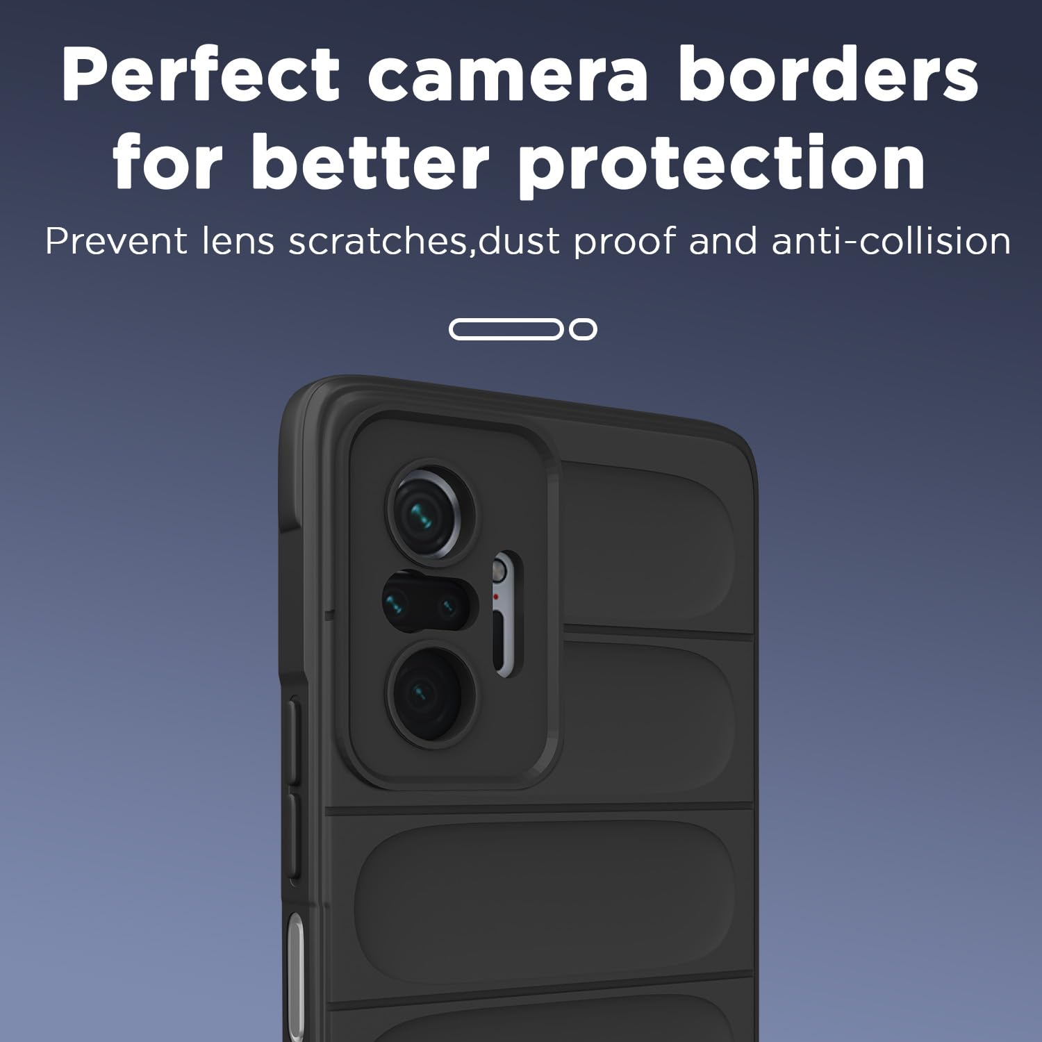 Pikkme Redmi Note 10 Pro 4G/10 Pro Max Liquid Silicone black mobile back cover – photo 7