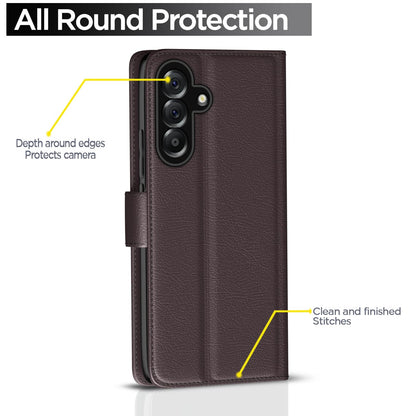 Pikkme Samsung A36 5G coffee mobile flip cover – photo 4