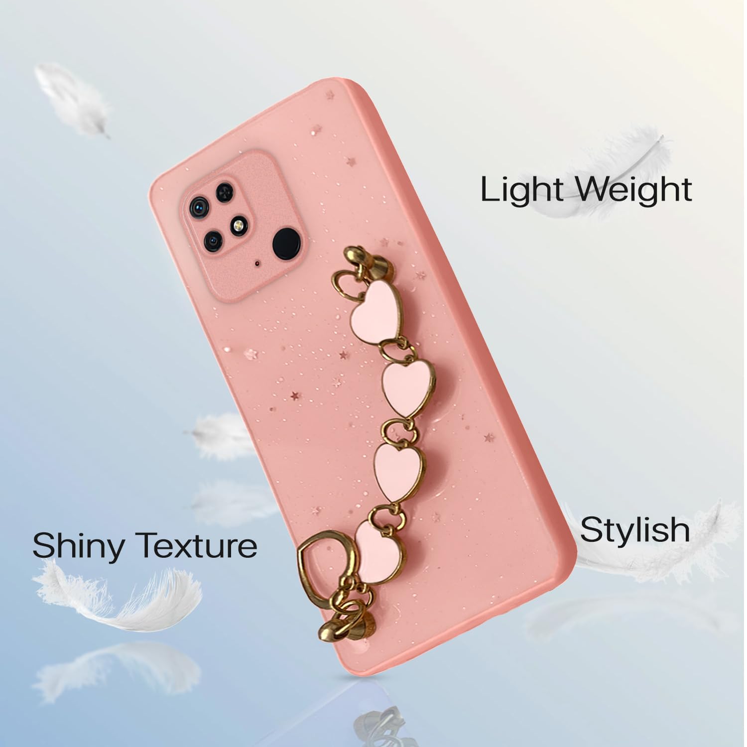 Pikkme Redmi 10/10 Power pink mobile back cover – photo 6