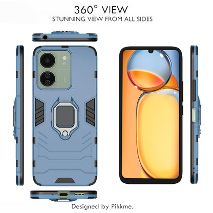 Redmi 13C 4G/13C 5G mobile back cover in blue by Pikkme – photo 2