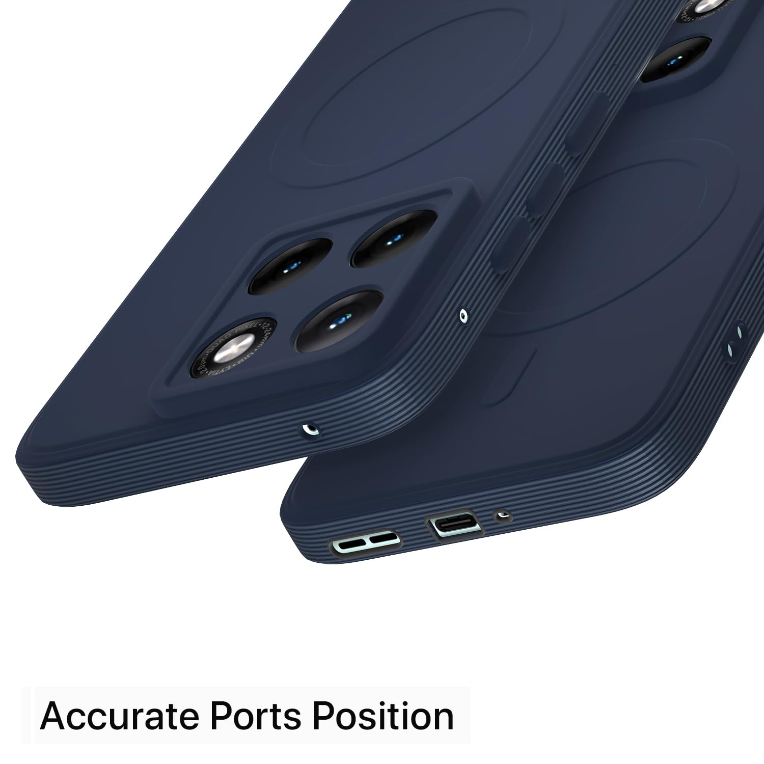 Moto Edge 70 Fusion 5G MagSafe phone cover in blue by Pikkme – photo 4