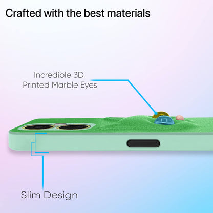 Pikkme One Plus Nord CE3 Lite 5G Kitty Back Cover (Green)