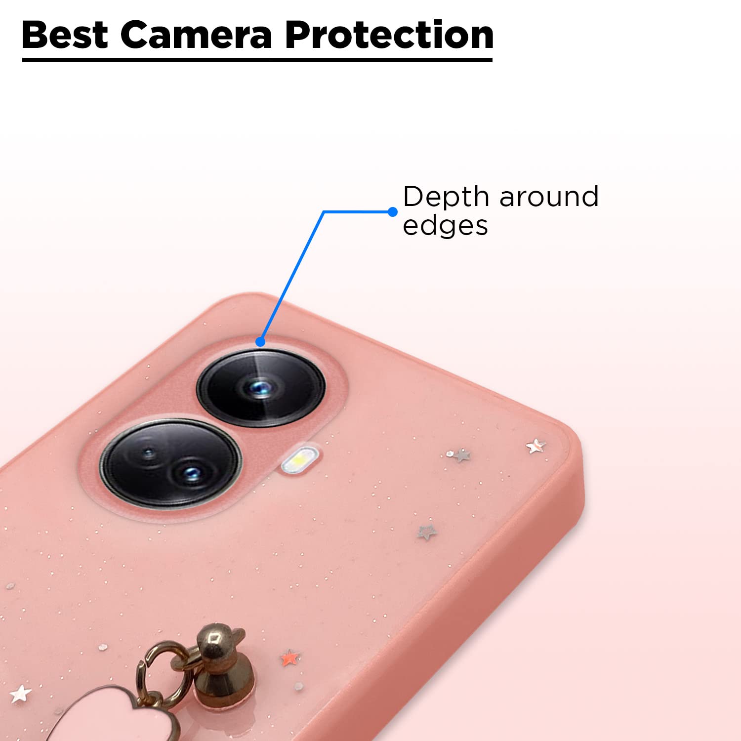 Pikkme Realme 10 Pro Plus 5G pink phone cover – photo 2