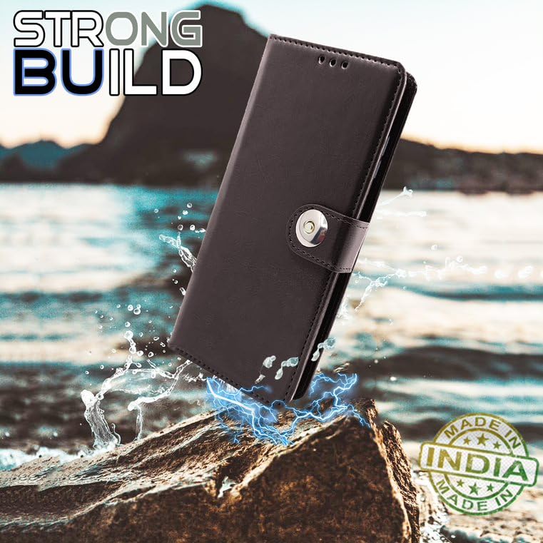 Samsung M13 5G Button mobile flip cover in coffee by Pikkme – photo 2