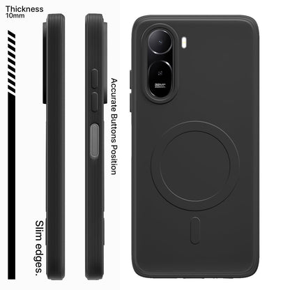 Redmi A7 Pro/Poco C85x 5G MagSafe back cover in black by Pikkme – photo 3