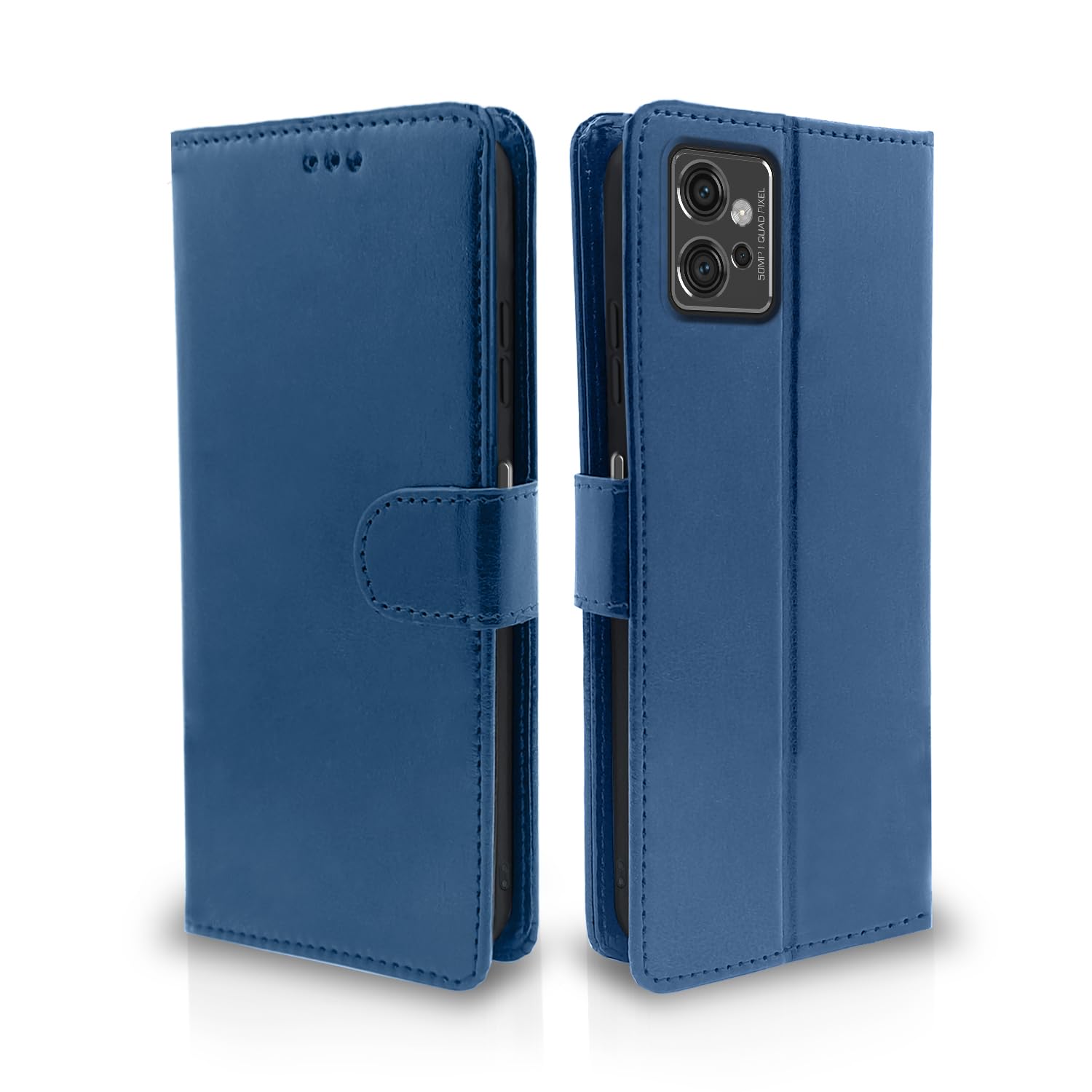 Pikkme Moto G32 blue flip case