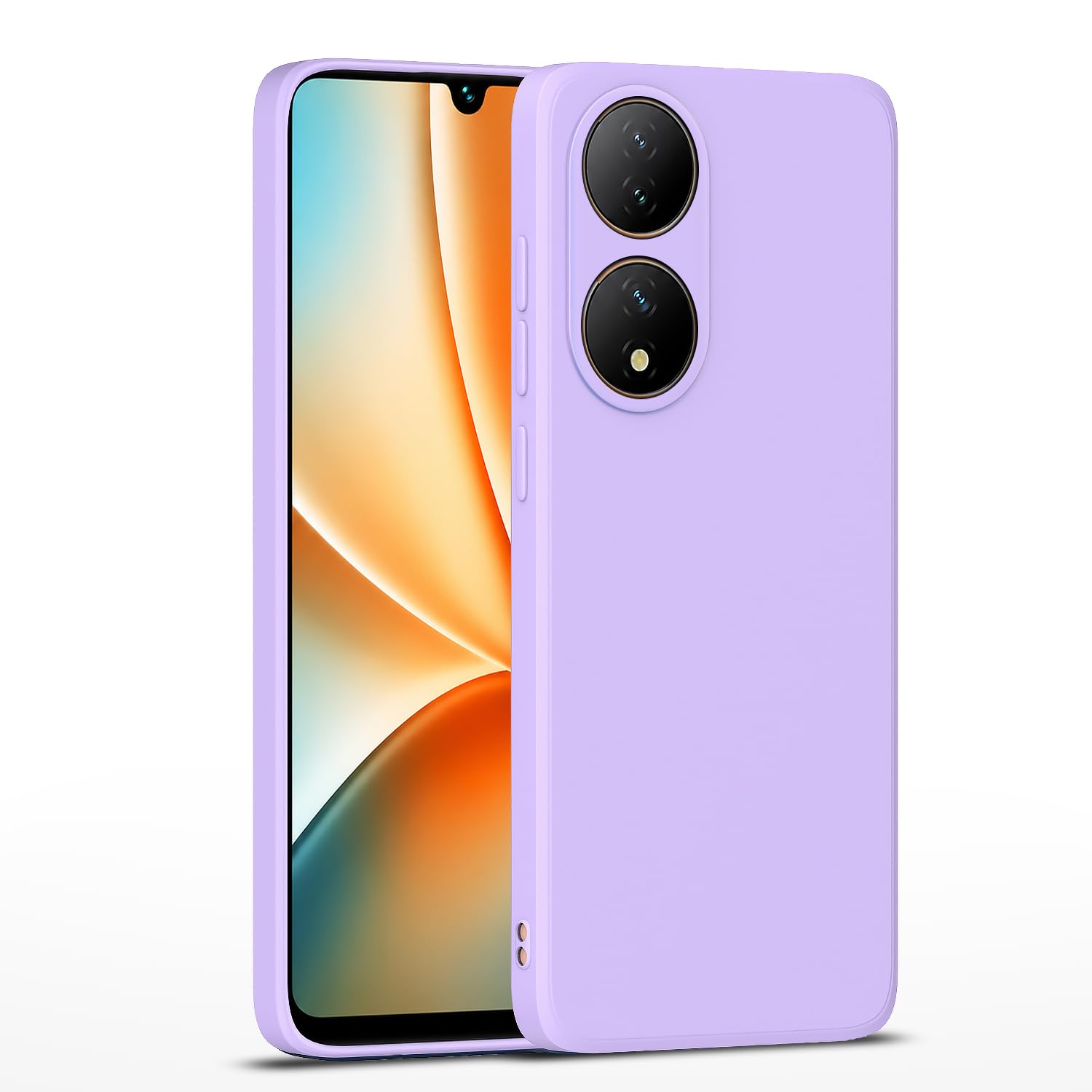 Purple Matte mobile back cover for Vivo Y100 5G – Pikkme