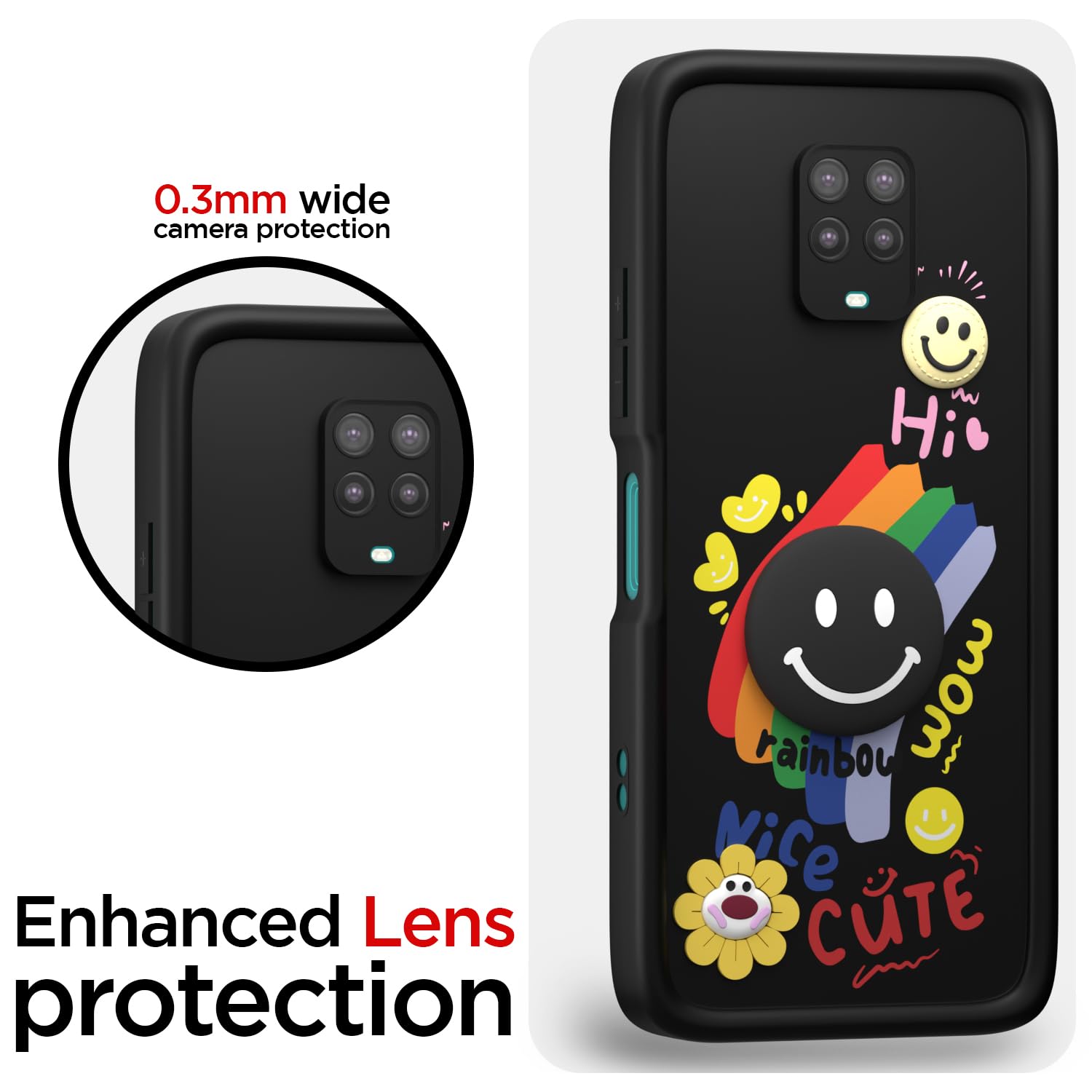 Pikkme Redmi Note 9 Pro/Note 9 Pro Max/Poco M2 Pro/Note 10 Lite Soft Silicone black mobile back cover – photo 5