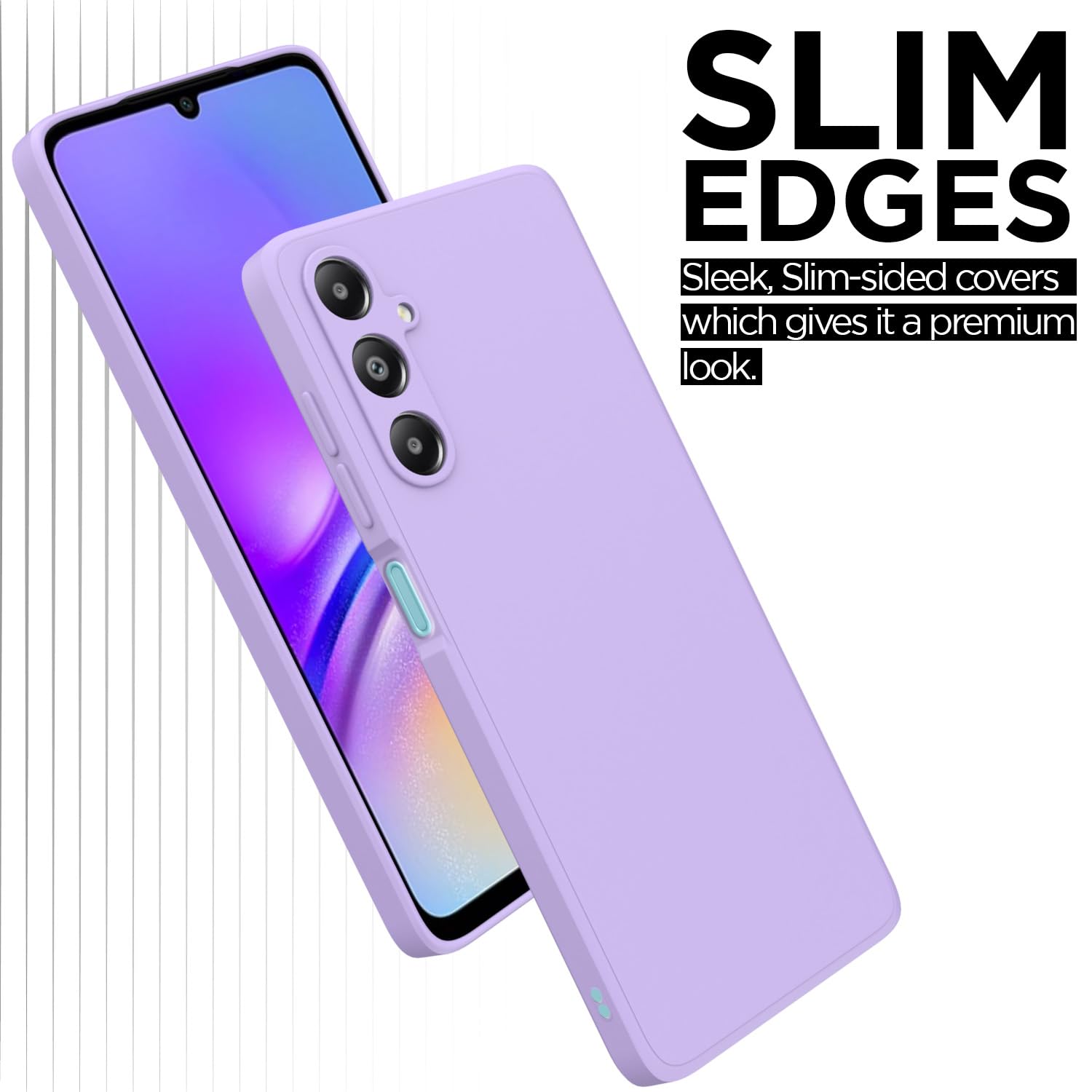 Pikkme Samsung Galaxy M34 5G / F34 5G Liquid Silicone Back Cover | Purple