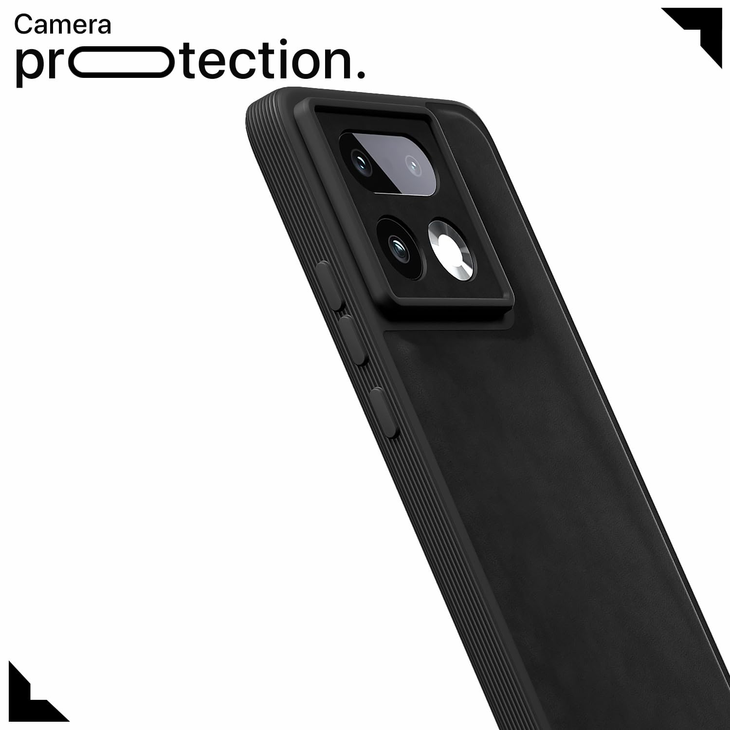 Realme 16 Pro Plus 5G Leather back cover in black by Pikkme – photo 5