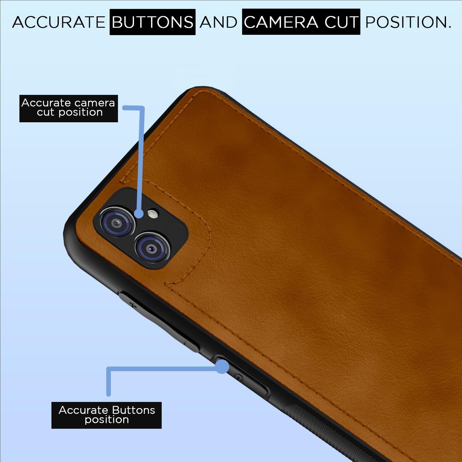Pikkme brown phone cover for Samsung M04 – photo 6