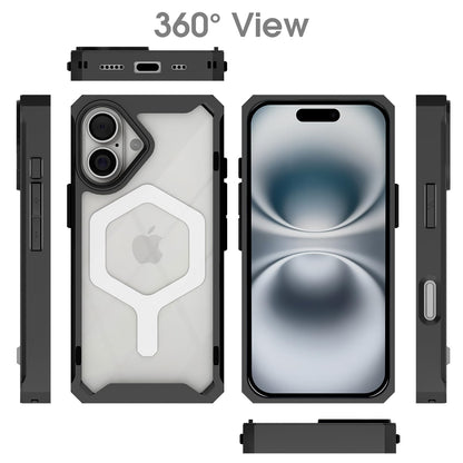 Black mag-safe Hybrid phone cover for iPhone 16 – Pikkme – photo 7