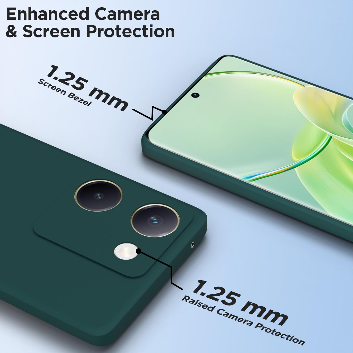 Green Matte mobile back cover for Vivo Y200 Pro 5G – Pikkme – photo 6