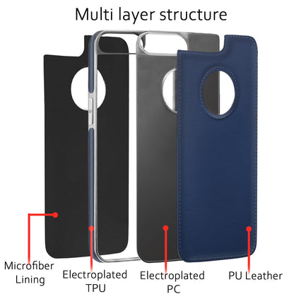 iPhone 7 Plus/8 Plus back cover in chrome blue by Pikkme – photo 2
