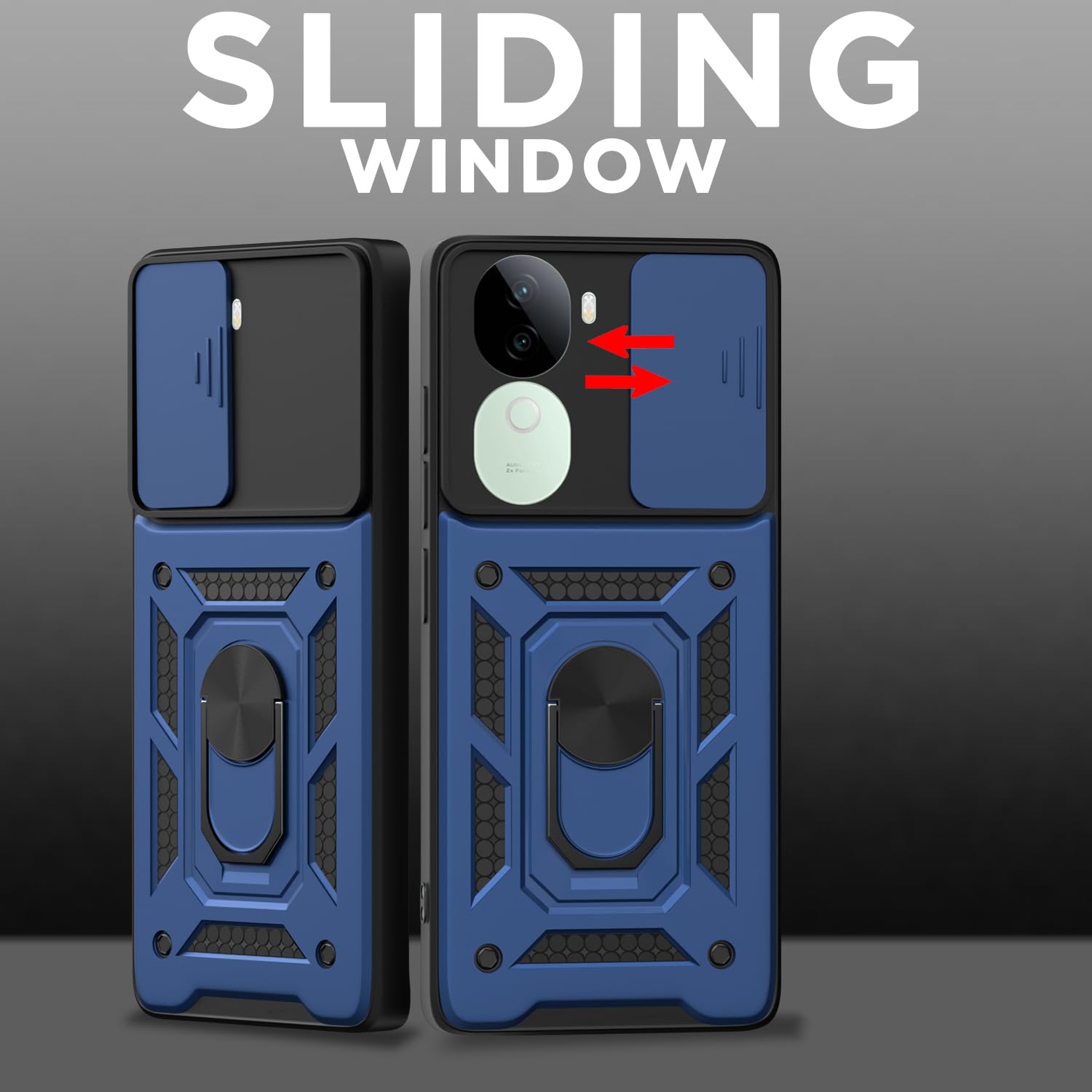 Blue mobile back cover for Vivo V40e 5G/iQOO Z9s 5G/360 – Pikkme – photo 2