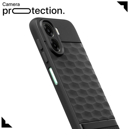 Oppo A6X 5G Silicone mobile cover in black by Pikkme – photo 5