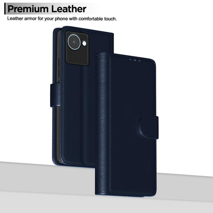 Blue mobile flip cover for Realme C30/Narzo 50i Prime – Pikkme – photo 2